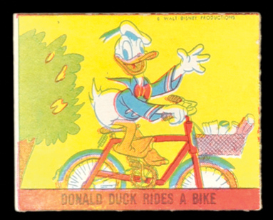 Donald Duck Rides A Bike